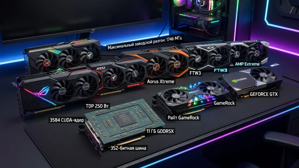 Как выбрать GTX 1080 Ti: версии разных производителей